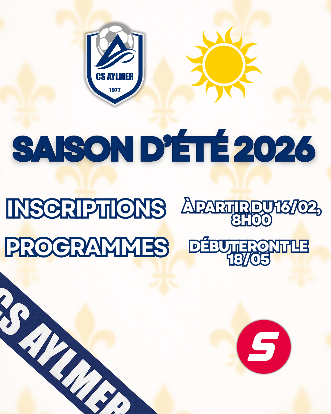 INSCRIPTIONS & PROGRAMMES ETE 2026